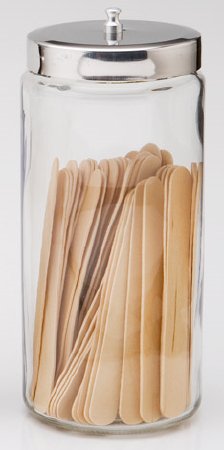 Dukal Sundry Jar Glass Clear 4 X 8.5 Inch - Each - 4008-EA