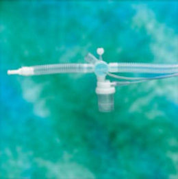 Medline Ventilator Circuit Corrugated Tube 39 Inch Tube Single Limb Universal Without Breathing Bag Single Patient Use - Case of 50 - HUD1560-CS