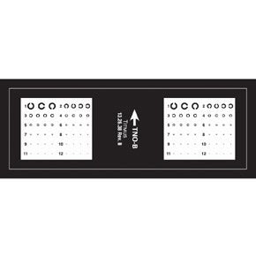 Titmus LLC Vision Screening Slide Titmus™ 20 Foot Distance Acuity Test - Each - 18064-EA