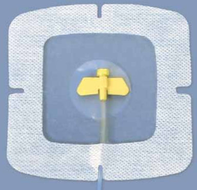 Medline Port Window Dressing SecureView Film 4-12 X 4-1/2 Inch Sterile - Case of 100 - SCVP44XT-CS