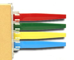 Unimed - Midwest Exam Room Signal Flag Wall Mount 4 Flag 7-3/4 X 7-1/4 Inch - Each - I4PF169434-EA