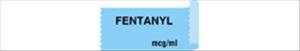 United Ad Label Drug Label UAL™ Anesthesia Label Fentanyl mcg_mL Light Blue 1/2 X 1 Inch - Each - ULTA067-EA
