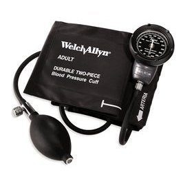Welch Allyn Aneroid Sphygmomanometer Unit Welch Allyn™ Platinum Series DS48 Adult Nylon 23 - 40 cm Pocket Aneroid - Each - DS48-11CB-EA