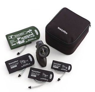 Welch Allyn Aneroid Sphygmomanometer Unit Welch Allyn™ Platinum Series DS48 Multiple Sizes Nylon Pocket Aneroid - Each - DS58-PD-EA