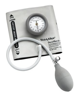 Welch Allyn Aneroid Sphygmomanometer Unit DuraShock® Large Adult Nylon 23 - 40 cm Pocket Aneroid - Each - DS44-12CB-EA