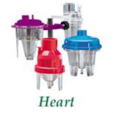 Sun Med UniHEART™ Lo-Flo Handheld Nebulizer Kit Small Volume Medication Cup Universal Aerosol Mask Delivery - Case of 25 - 100940-CS