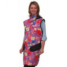 Wolf X-Ray X-Ray Apron with Thyroid Collar Navy Blue Easy Wrap Style Large - Each - 65023TC-22-EA