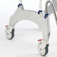 Invacare Aquatec Ocean Ergo Shower Commode with Collection Pan, Lid, and Pan Support Guide Rail - OCEANERGO